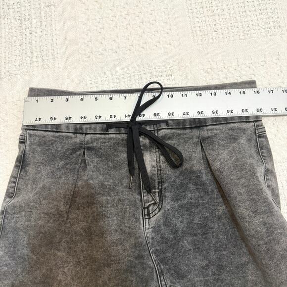 Sincerely Jules 9 29 high rise paperbag cuffed stonewash shorts SH 3019 - Picture 3 of 12